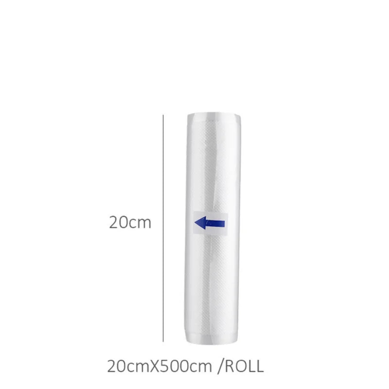 Household Food Saver Vacuum Bag Storage Bags Machine Film Sealer Vacuum Packer Saran Wrap Food Fresh Long Keeping 1 Roll