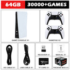 NEW GB5 Video Game Console 64GB/128GB 40000 Free Games HD TV Game Box 5 Two Gamepads For PS1/PPSPP/MAME Arcade Gaming Stick