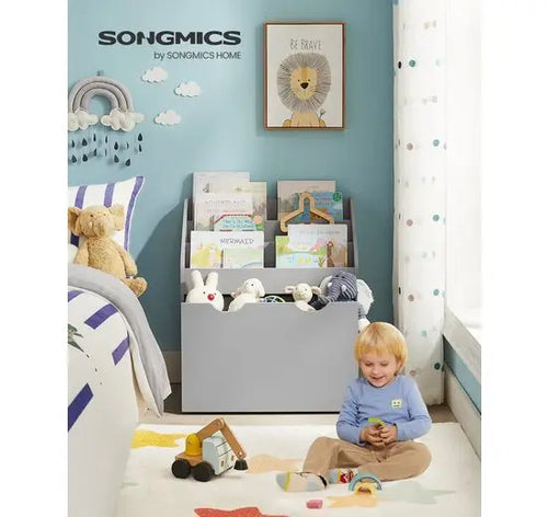 SONGMICS toys chest bookcase for children children's shelf 3 Shelf shelf toys shelf