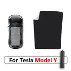 PVC Silica Gel Electrostatic Sorption Sunshade Sunroof Front Rear Glass Cooling Covers for Tesla Model Y Model 3 Highland 2024