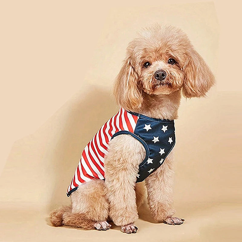 Adjustable American Flag Dog Bandana & Bow Tie Set - Patriotic Pet Scarf for Small to Large Dogs & Cats | AlluCanFind