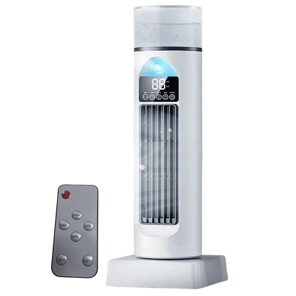 Bladeless Desktop Tower Fan Cooling Air Conditioner Standing Fan 6 Win