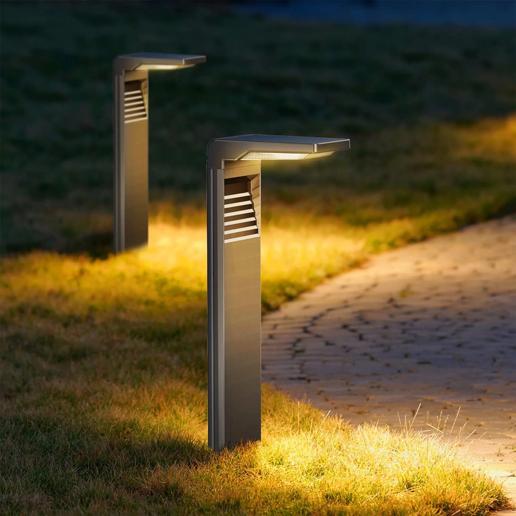 4/6/8/10/12Pcs Solar Garden Light IP64 Waterproof Outdoor LED solar lamps path lights warm white, backyards, gardens, lawn light