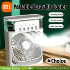 Xiaomi Portable Misting Fan Outdoor Cooling Fan 60° Oscillating with T