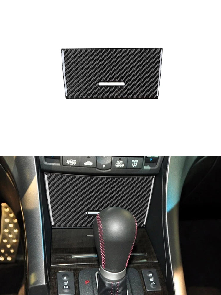 Brand New ABS Carbon Fiber Decorative Car Various Parts Cover Trim Sticker For ACURA TSX 2009-2014 Interior Accessories Stickers