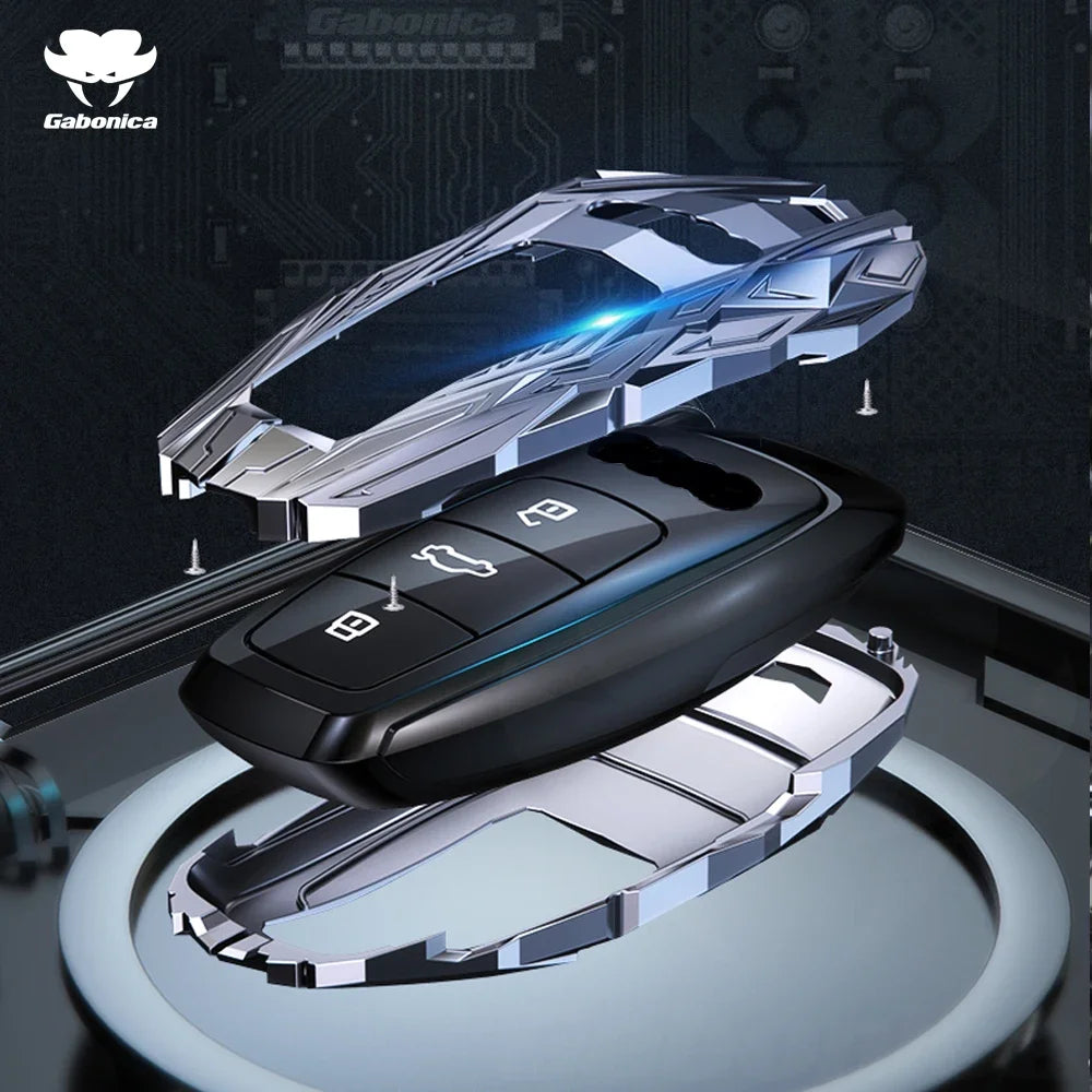 Alloy Car Key Case Cover Shell Fob For Audi A1 A3 Q2L Q3 S3 S5 S6 TT TTS Q7 Q5 A6 A4 A4L Q5L A5 A6L A7 A8 Q8 S4 S8 Accessories