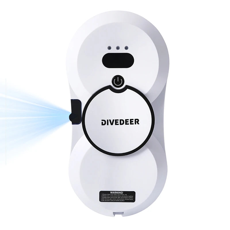 DIVEDEER Window Cleaner Robot Smart Automatic Water Spray Function Anti-fall Magnetic Glass Home Smart Cleaning Machine