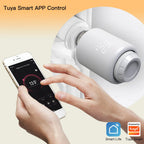 MOES TRV Tuya ZigBee Thermostatic Radiator Valve SmartLife Wireless Remote Heating Temperature Controller Alexa Voice Control