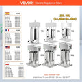 VEVOR 10-30L Vertical Sausage Stuffer Automatic Filling Machine Food Processors Kitchen Accessories Home Appliance for Hot Dog