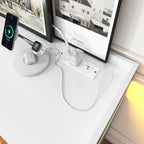 6 Drawer Dresser with LED Light and Charging Station, Modern Chest of Drawers for Closet, Wide Drawer Organizer Cabinet
