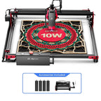 AlgoLaser DIYKIT Laser Engraver 10W Output Power,App Offline Control,Table DIY Engraver Cutter Tool For Metal/Glass/Wood Engrave