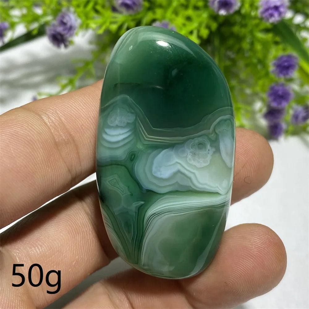 Green Agate Natural Irregular Playthings Small  Stone Healing Crystals Quartz Mineral Craft Decor Accessories Gift