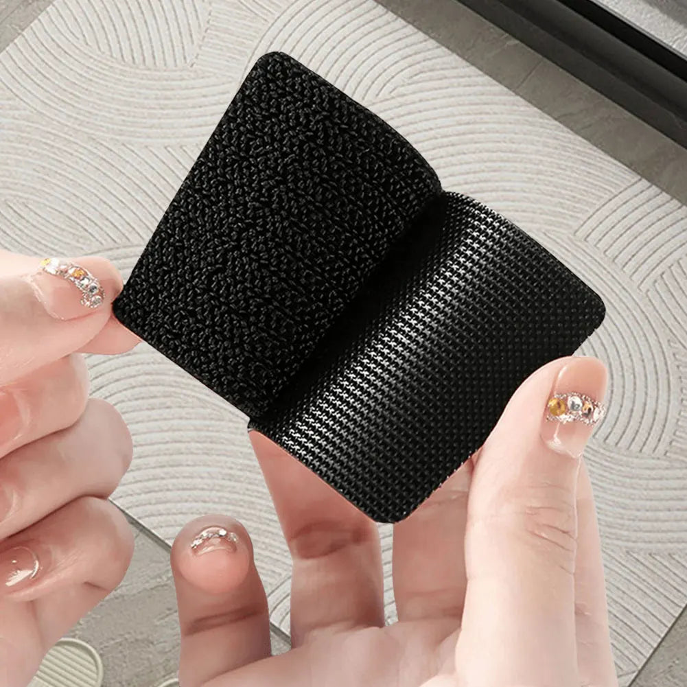2Pcs Mats Grip Tape Sticker Double Faced Car Carpet Corner Stickers High Adhesive Carpet Fixing Stickers for Car Floor Mat