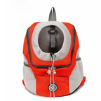 New Portable Double Shoulder Pet Carrier Backpack - Outdoor Travel Mesh