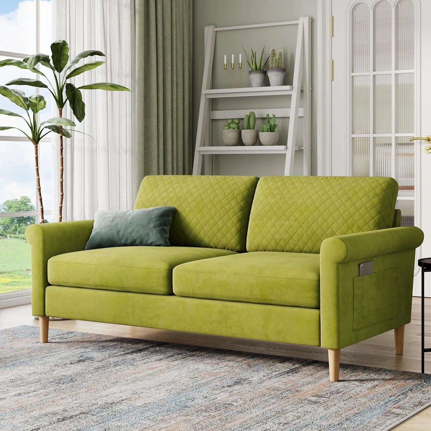 Small Comfy Loveseat Sofa