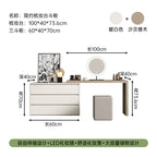 Modern Drawers Vanity Table Makeup Chair Desk Bedroom Big Dressing Table White Small Cabinet Mesa De Maquillaje Home Furniture