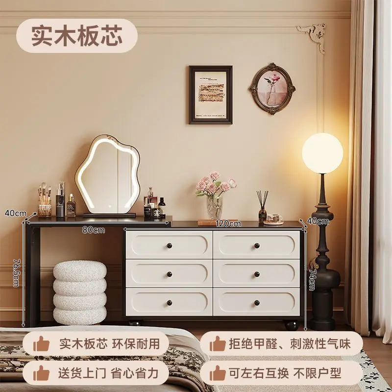 Corner dresser chest integrated antique modern bedroom simple bedside cabinet new retro makeup table