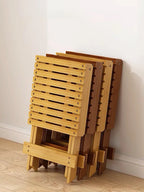 Multifunctional Folding Portable Bamboo Stool Children's Low Stools Modern Minimalism Durable Sturdy Living Room Furnitu