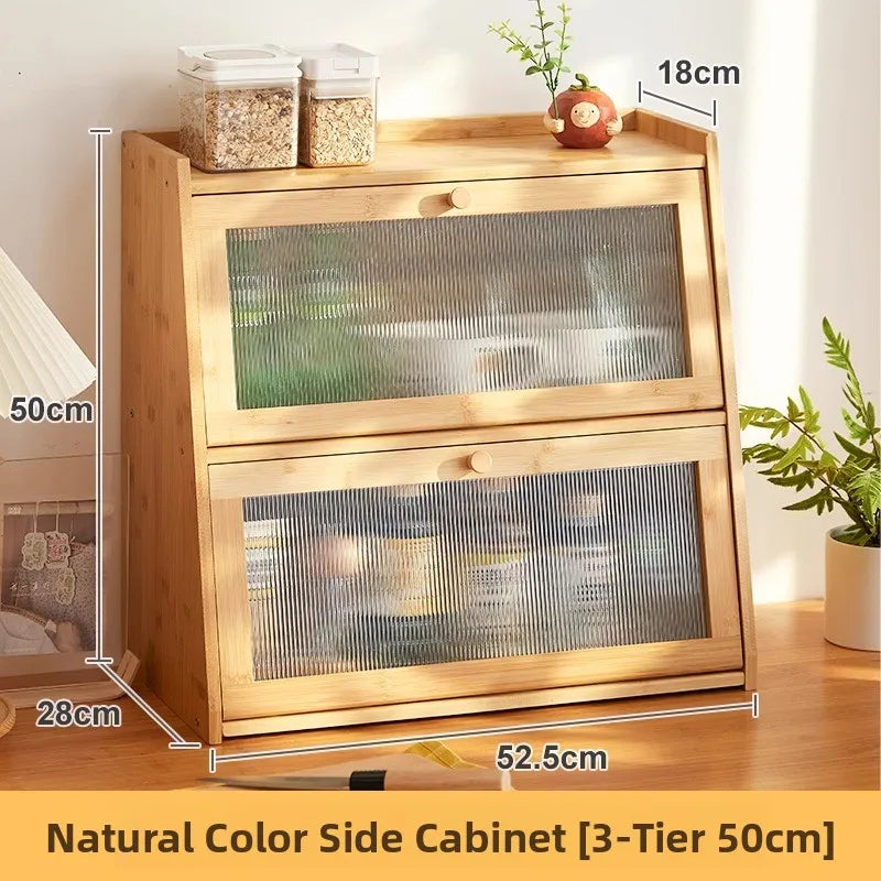Wooden Desktop Storage Cabinet Cup Organizer Cosmetic Storage Ra Der Batoom Vani elf Wood Material Home Organization