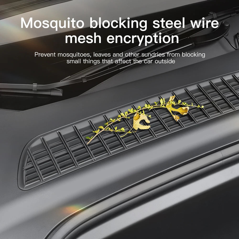 YZ Air Intake Cabin Debris Filter For Tesla Model 3 Highland Model Y Juniper 2021-2025 Insect-proof Net Air Inlet Protective