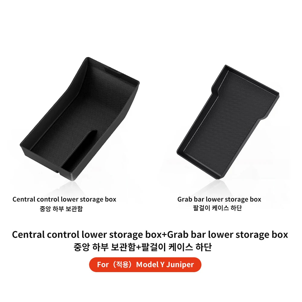 YZ For New Tesla Model 3 Y Highland Juniper 2025 Center Console Under Storage Under Organizer Interior Storage Box Organizer
