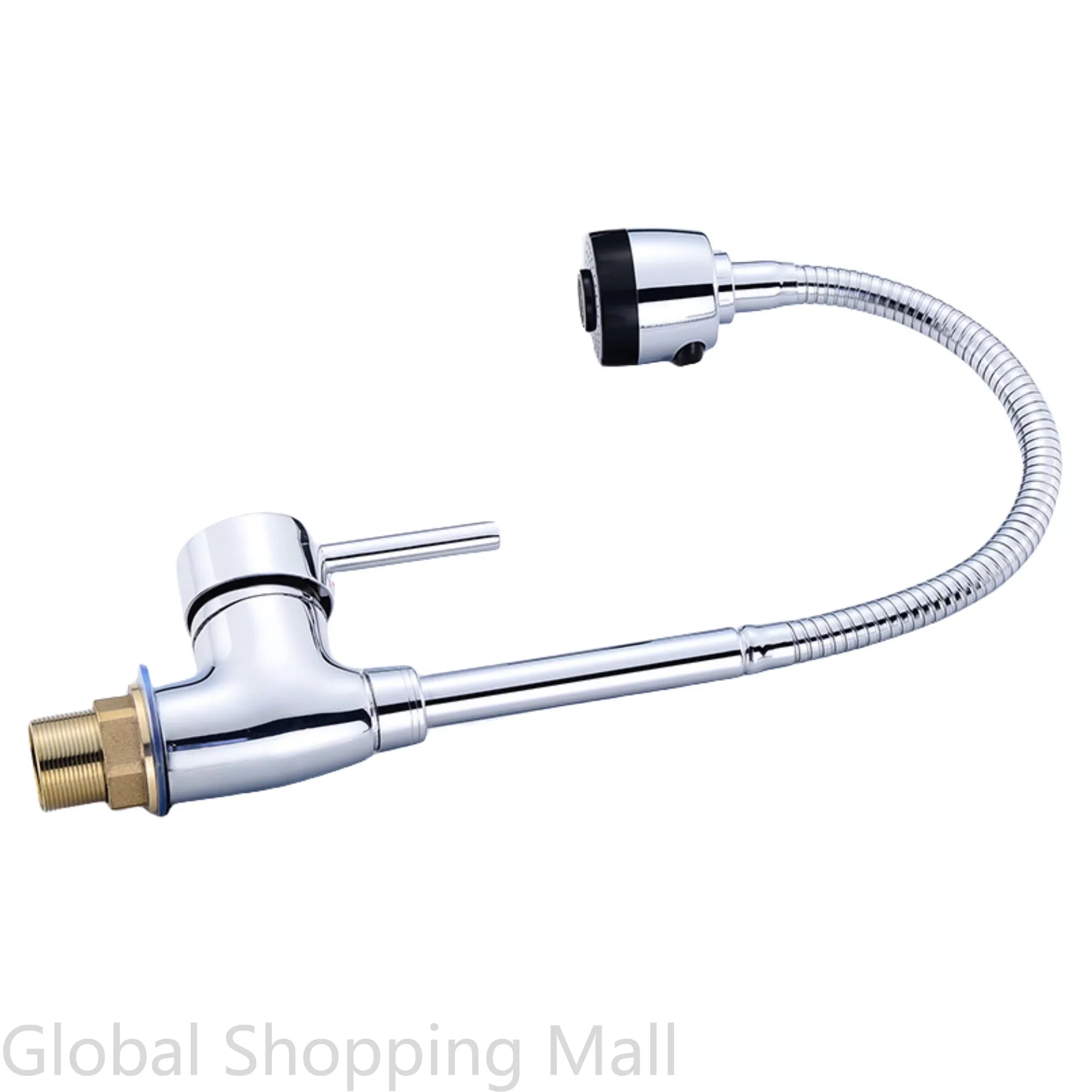 360 Degree Rotatable Faucet Bendable Hot And Cold Water Faucet Single Handle Hot and Cold Water Tap Vanity Vessel Water Mixer