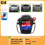 Wireless Android 15 Carplay For Ford Kuga 2 Escape 3 2012-2019 9.7 Inch Tesla Style Car Multimedia Player 5G Wifi Touch Display