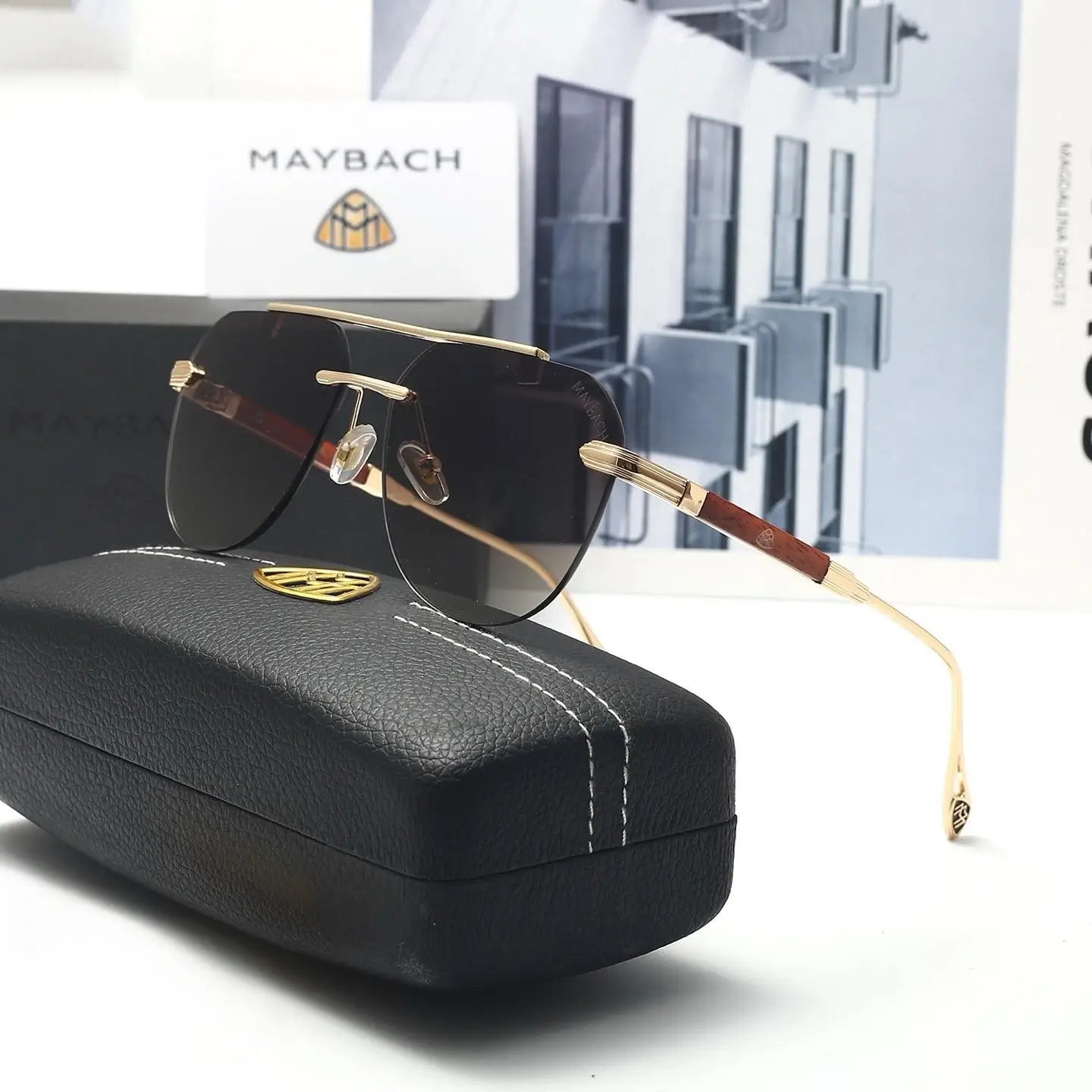 Car High End Fashion Sunglasses For Maybach S Class S400 S450 S480 S500 S560 S580 S650 S680 GLS480 GLS600 UV Protection Goggles