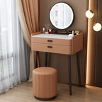 Rockboard Solid Wood Dressing Table Bedroom Modern Simple and Luxury Small 60 Mini 50cm Mesh Red Small Unit Makeup Table