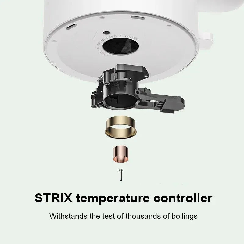 2025 Xiaomi Mijia Electric Kettle 2 1800W Fast Burning 304 Stainless Steel Double Layer Anti-scalding STR 1.7L Hot Water Kettle