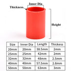 20mm~50mm Red PVC Pipe Fitting Connectors Garden Irrigation 90° Elbow Direct Tee Joint Aquarium Pipeline Water Delivery Joint