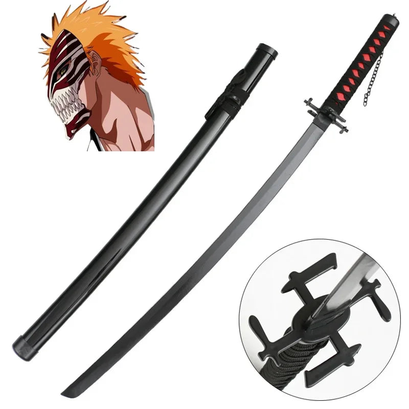 Newest Bleach 110cm Cosplay Anime Wood Weapon Role Playing Zaraki Kenpachi Assembled Sword 43inch Model Katana