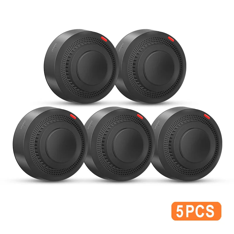 Tuya Smart WiFi Smoke Sensor Alerts & 85dB On-Site Alarm When Smoke Detected Ensure Safety Anytime Smartlife APP Contorl