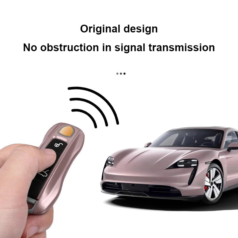 Key Case For Porsche Panamera Spyder Carrera Macan Boxster Cayman Cayenne 911 970 981 991 Smart Remote Key Case Fob Covers Bag