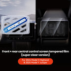 YZ Tempered Glass Screen Protector For Tesla Model 3 Y Center Console Anti Glare HD Film Protection Screen Protecto Accessories