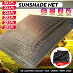 85% Anti-UV Balcony Sun Shade Sail Mesh Shade Cloth Sunblock Mesh Cover Taped Edge With Grommets   for Sun Shelter Garden Patio