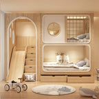 Kids Bed Kids Bedroom Furniture Children's Family Girl Beds Letto Bambini Children's Montessori Bed Wood Children's Bed