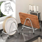 Kitchen Stainless Steel Draining And Chopping Board Rack With Knife Storage〔YY32〕