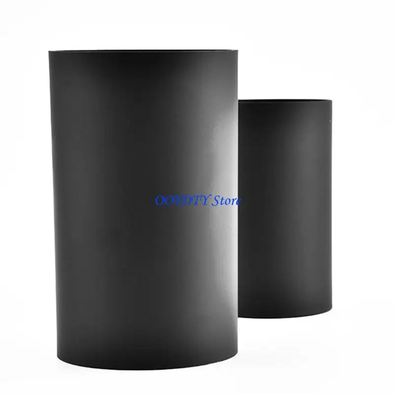 367A Kitchen Utensil Holder Black Plastic Storage Tableware Drying Canister