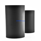 367A Kitchen Utensil Holder Black Plastic Storage Tableware Drying Canister