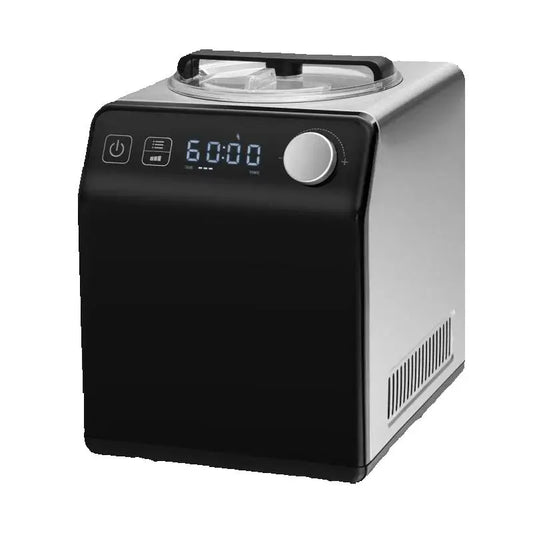 SucceBuy Upright Automatic Ice Cream Maker with Built-in Compressor 2 Quart No Pre-freezing Fruit Yogurt Machine 4 Modes