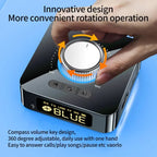 Bluetooth 5.4 Receiver Transmitter Stereo Music 3.5mm AUX Jack RCA TF Card Wireless Audio Adapter LED Display for Car Kit TV PC