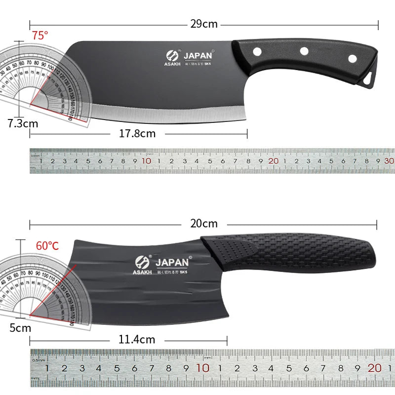 Professional kitchen stainless steel kitchen knives, household chef knives, meat slicing knives, light and sharp kitchen knives