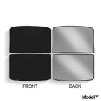 2Pcs Car Glass Roof Sunshade Front Rear Open Sunroof Windshield Shade Net UV Protection Interior Cover For Tesla Model 3 Y