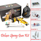 Cyberlimited Edition High Quality Spray Gun For Cars 1.3/1.8mm Nozzle Gold Painting Gun  Water Based Air Spray Gun Airbrush