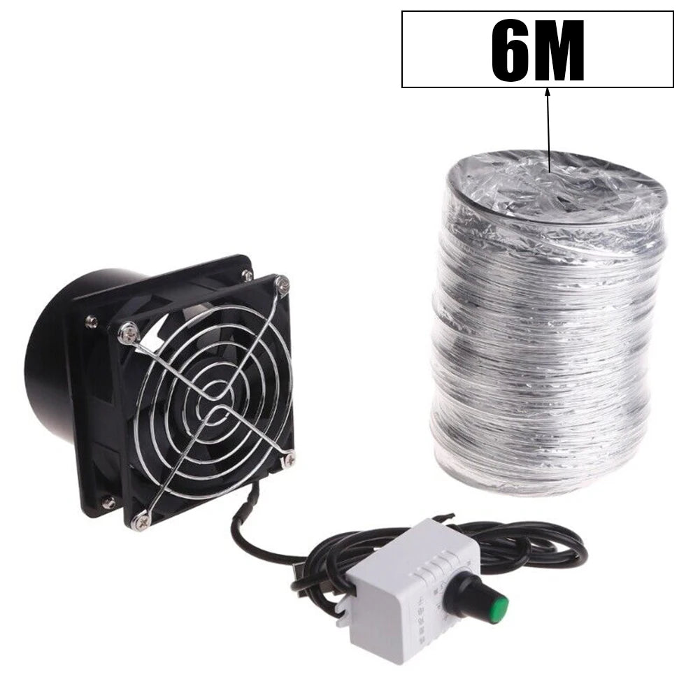 Smoke Absorber Fume Extractor Fan Pipe Duct Exhuast Fan USB Adjustable