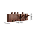 Wood Wall Coat Rack Clothes Organizer Piano Keys Clothes Dress Hanger Shelf Hat Backpack Dressing Rooms Storage Hanger Space