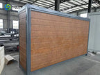 Customized Modular Outdoor Kitchen Cabinet Garden Stainless Steel Outdoor BBQ Kitchen With Shed