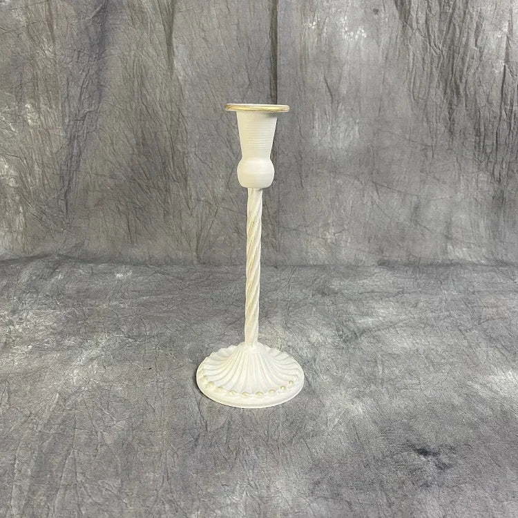 Single Headed Metal Candlestick Romantic Wedding Decorations Iron Art Candle Holders Living Room Candlelight Dinner Decoration