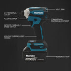 Mamidw DTD171 Cordless Impact Driver 18v Brushless Electric Drill Screwdriver Wood/olt/T-Mode Power Tools For Makita Battery PIN